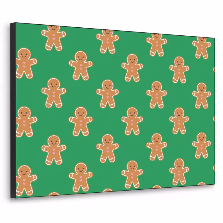 Art frame - Peperkoek - Kerst - Neon - Groen — 1