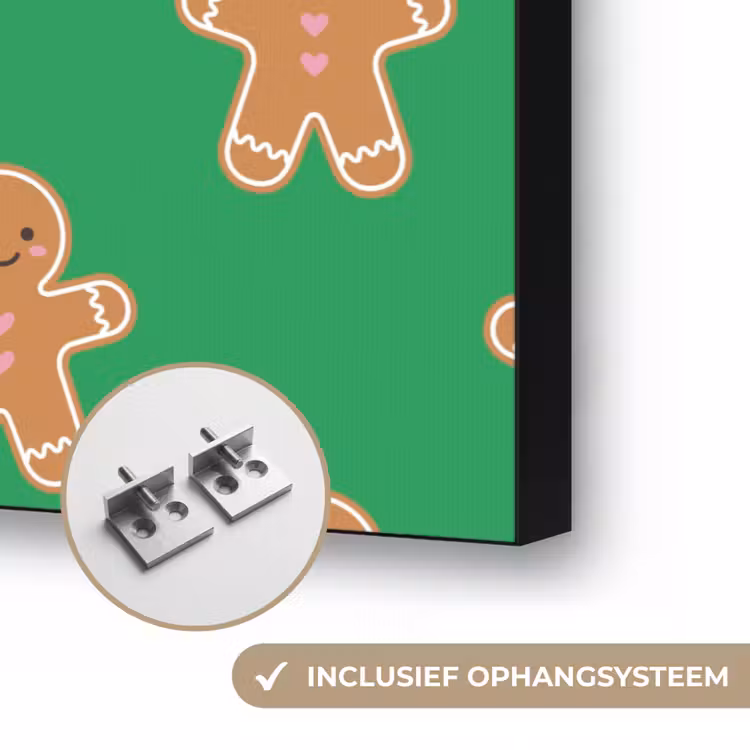 Art frame - Peperkoek - Kerst - Neon - Groen — 6