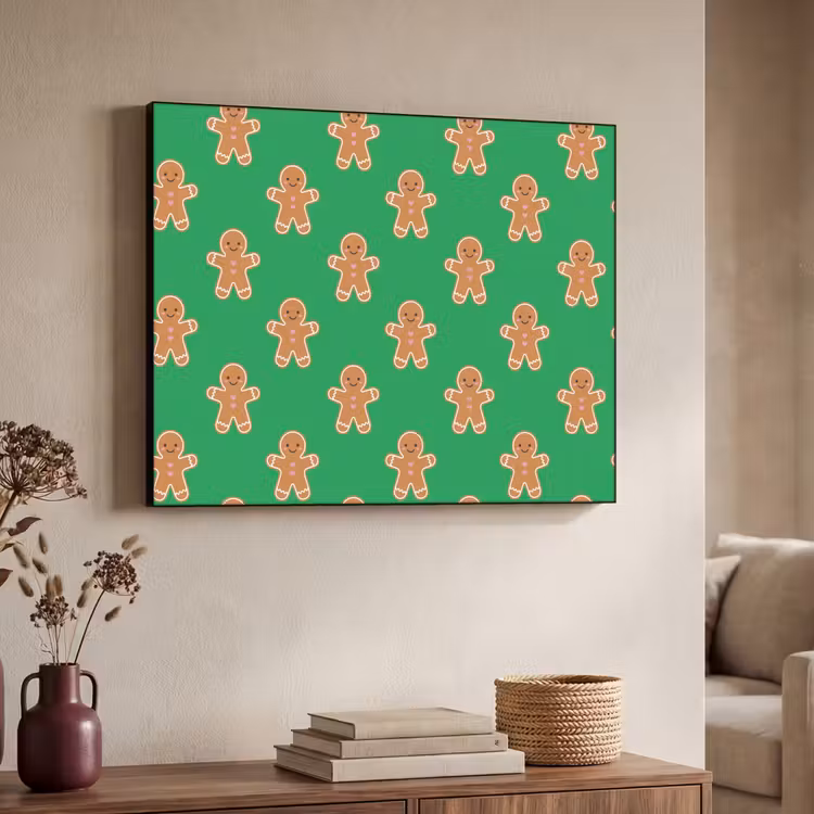 Art frame - Peperkoek - Kerst - Neon - Groen — 7