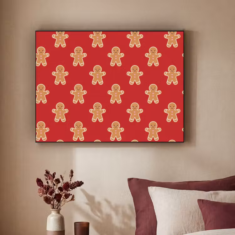 Art frame - Peperkoek - Kerst -  Rood — 3