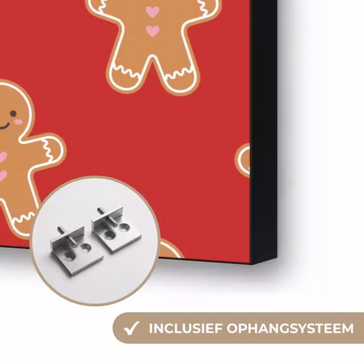 Art frame - Peperkoek - Kerst -  Rood — 6