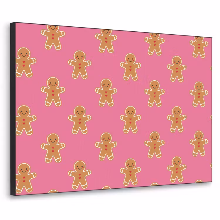 Art frame - Peperkoek - Kerst - Roze - Bruin — 1
