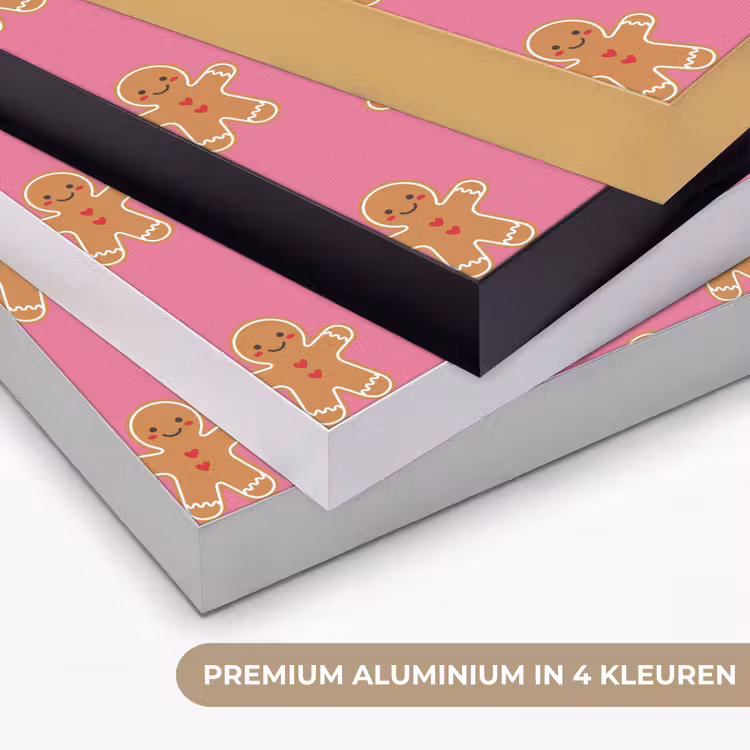 Art frame - Peperkoek - Kerst - Roze - Bruin — 2
