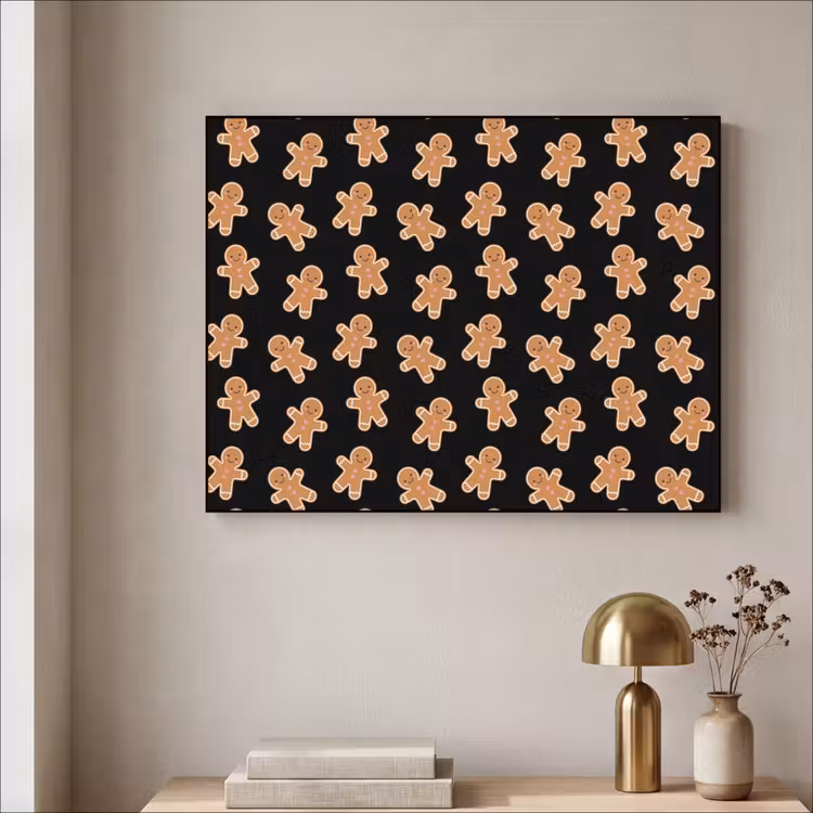 Art frame - Peperkoek - Kerst - Zwart - Bruin — 5