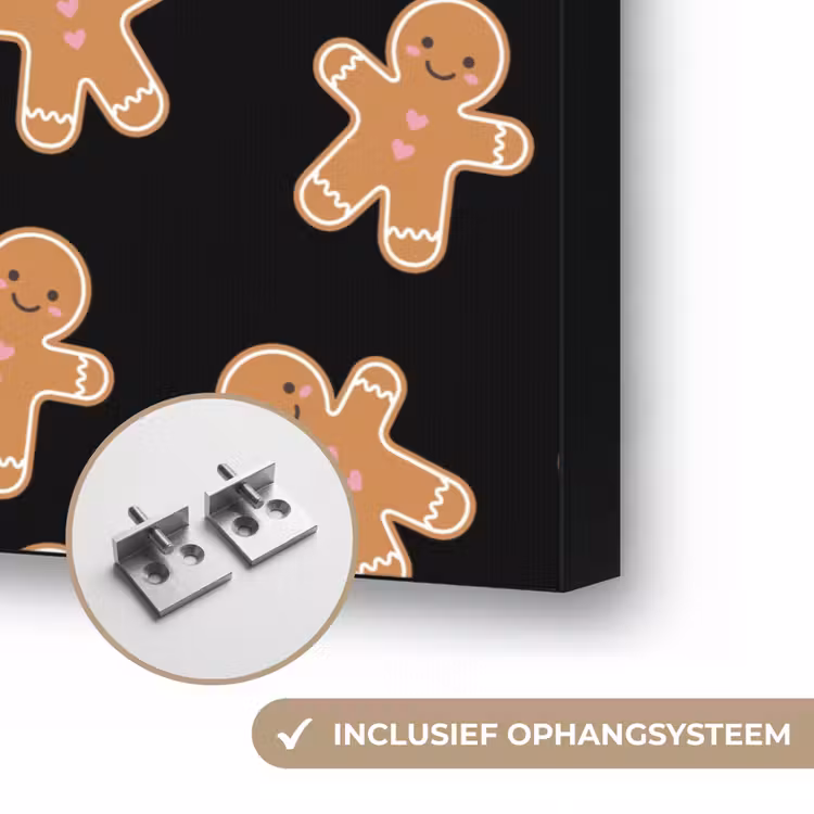 Art frame - Peperkoek - Kerst - Zwart - Bruin — 6