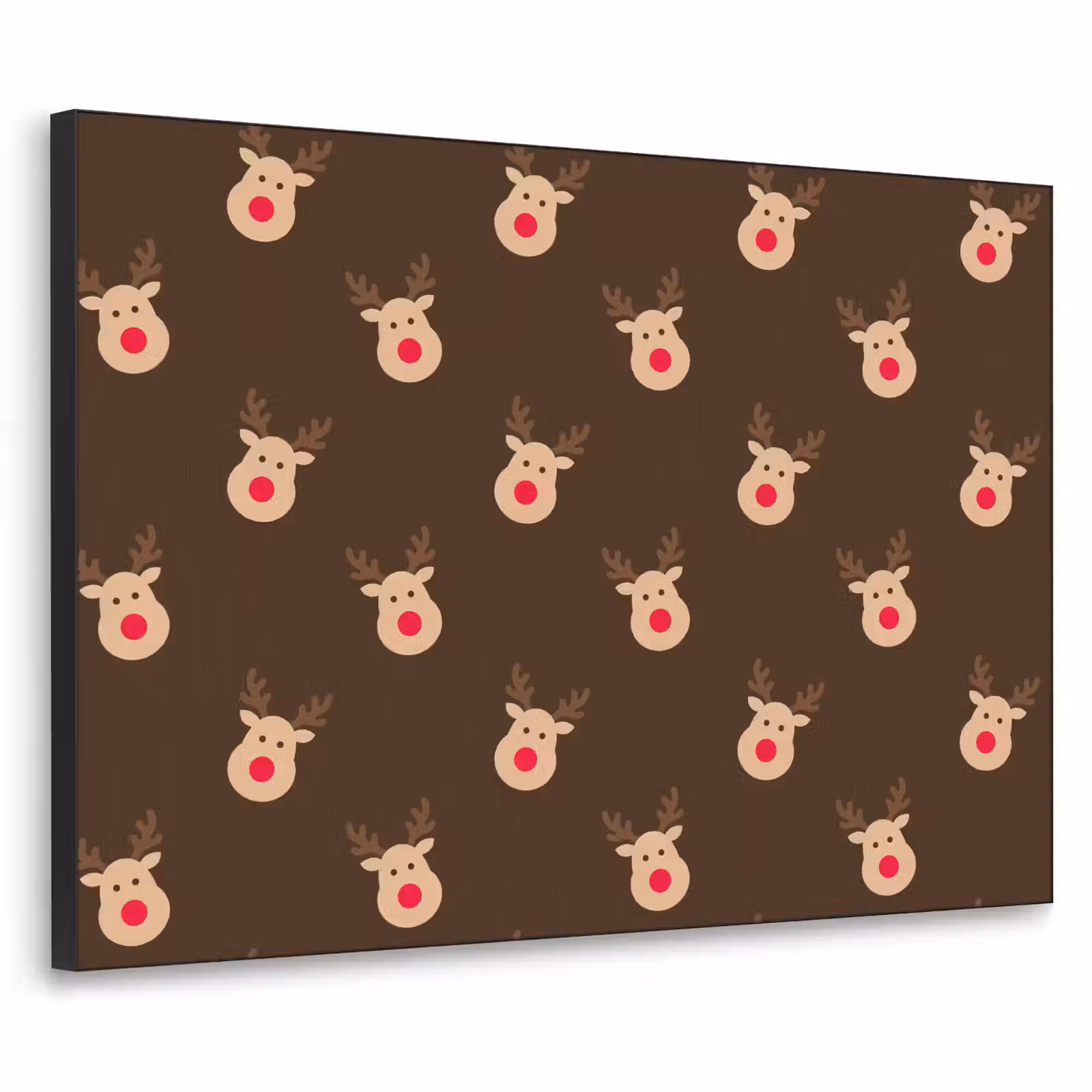 Art frame - Rendieren - Kerst - Bruin — 1