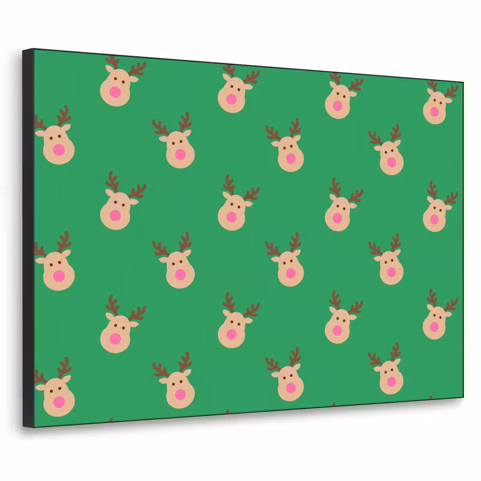 Art frame - Rendieren - Kerst - Neon - Groen — 1