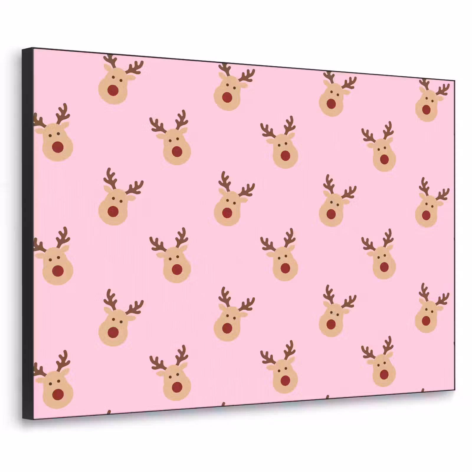 Art frame - Rendieren - Kerst - Roze — 1