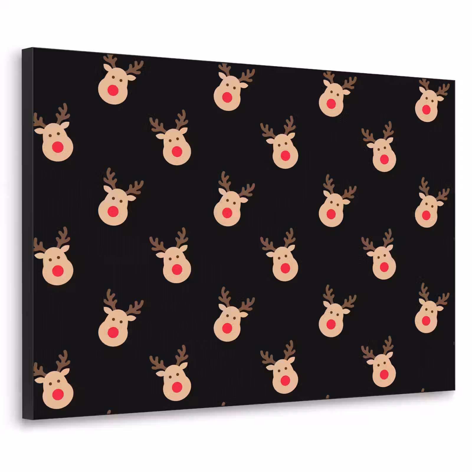 Art frame - Rendieren - Kerst - Zwart — 1