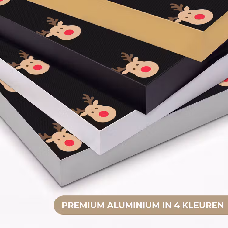 Art frame - Rendieren - Kerst - Zwart — 2