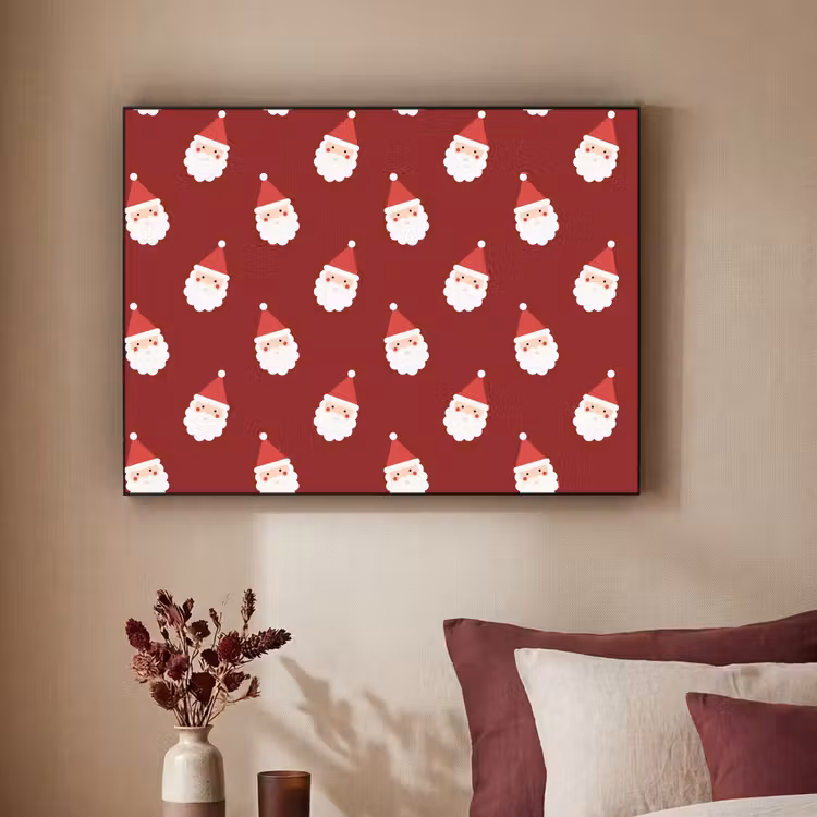 Art frame - Kerstman - Kerst - Rood — 3
