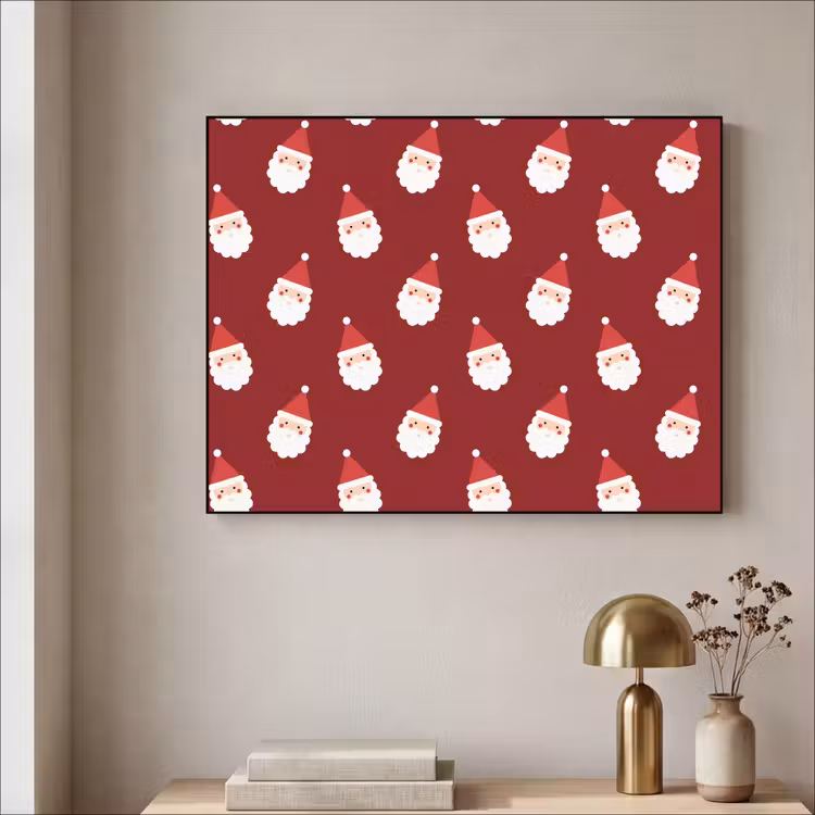 Art frame - Kerstman - Kerst - Rood — 5