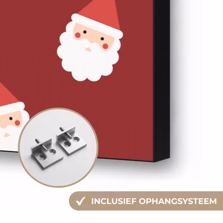 Art frame - Kerstman - Kerst - Rood — 6