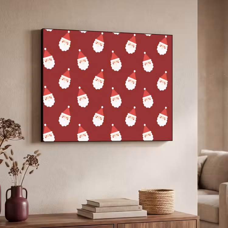 Art frame - Kerstman - Kerst - Rood — 7