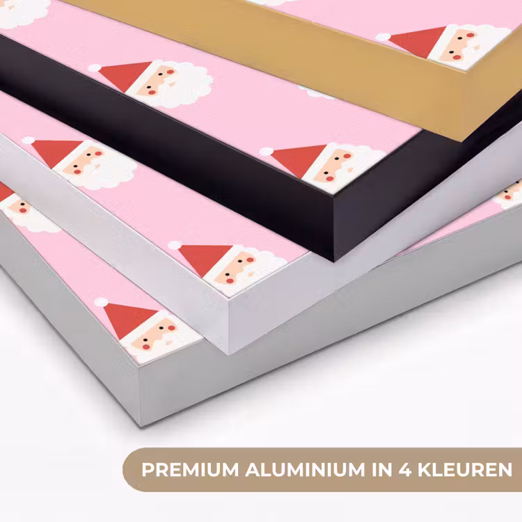 Art frame - Kerstman - Kerst - Roze — 2