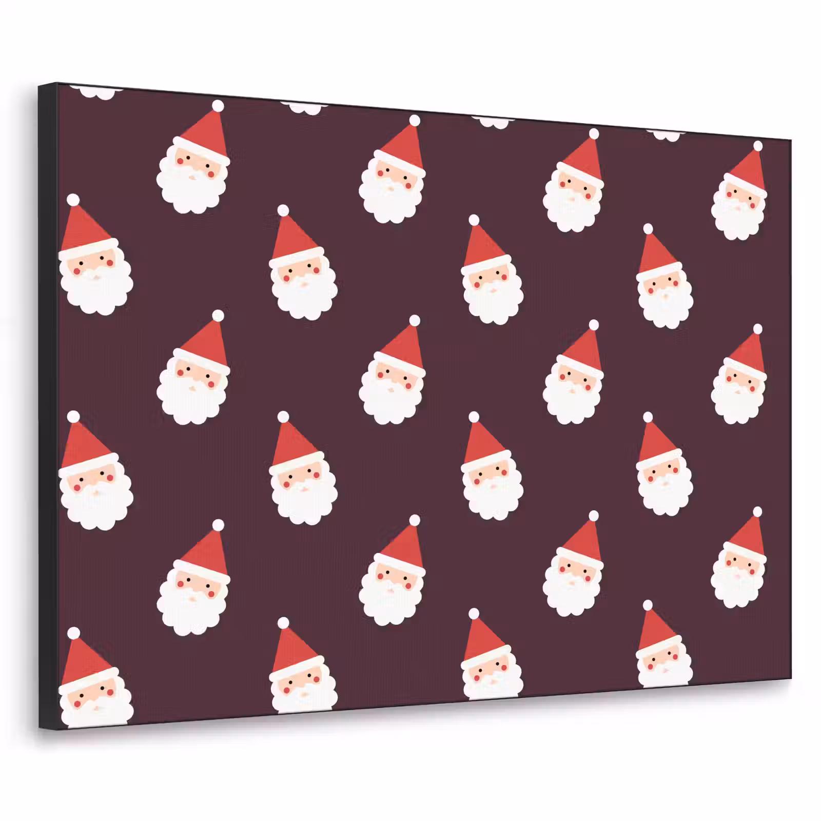 Art frame - Kerstman - Kerst - Donker - Rood — 1