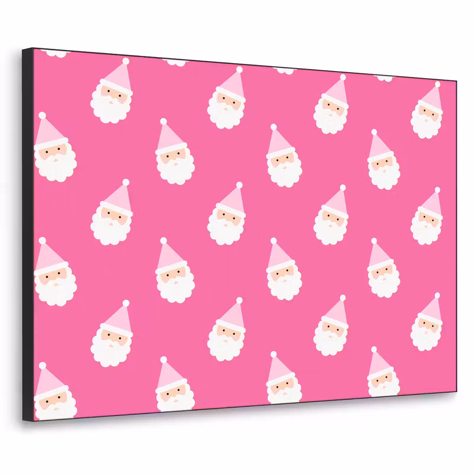 Art frame - Kerstman - Kerst - Neon - Roze — 1