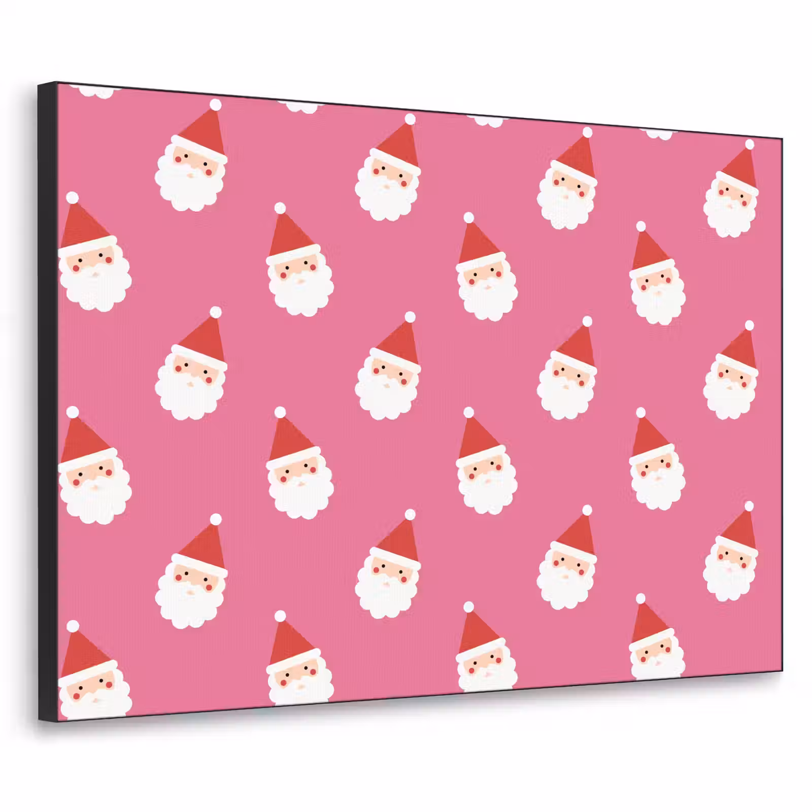 Art frame - Kerstman - Kerst - Rood - Roze — 1