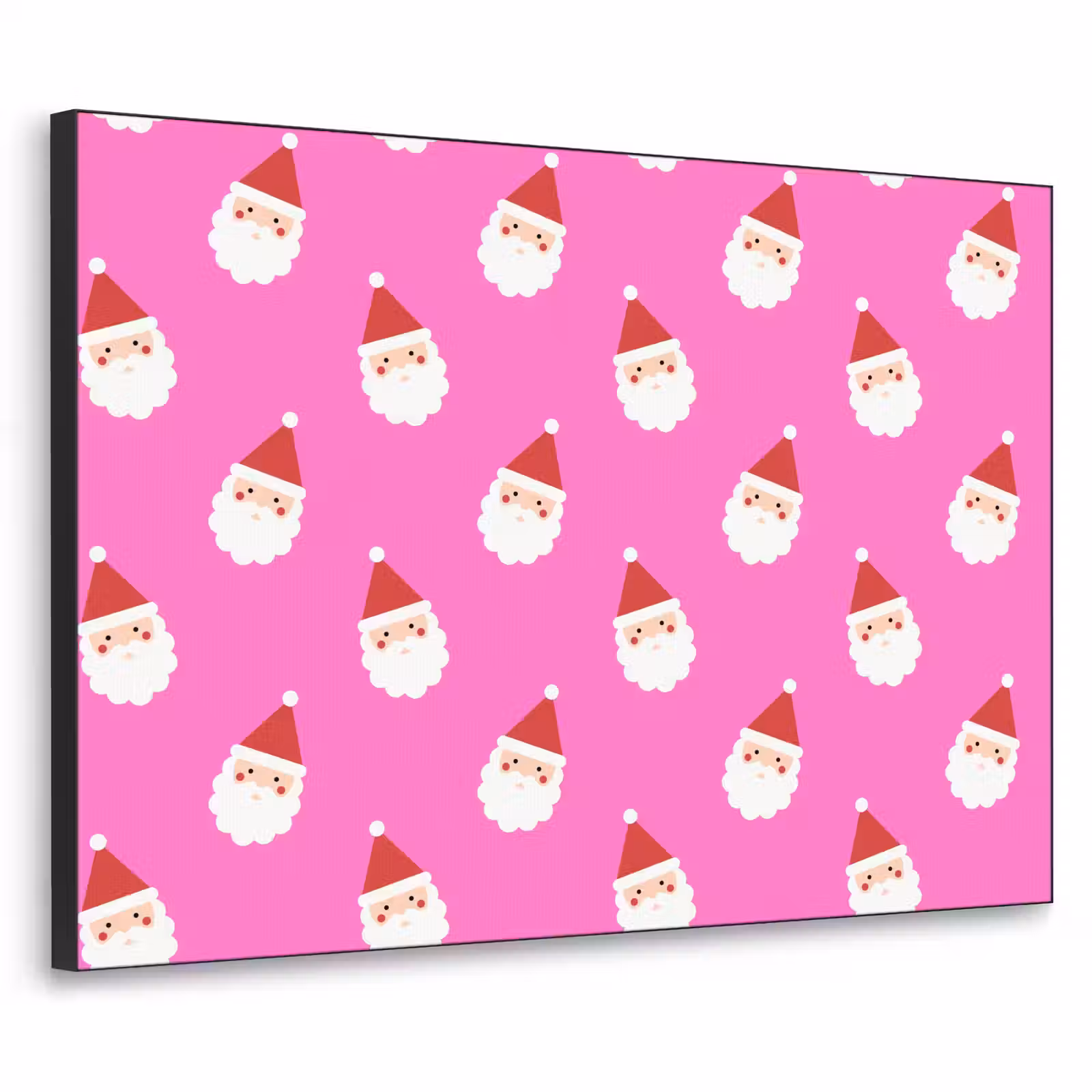 Art frame - Kerstman - Kerst - Roze - Rood — 1