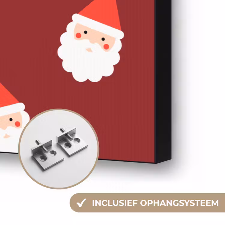 Art frame - Kerst - Kerstman - Rood — 6