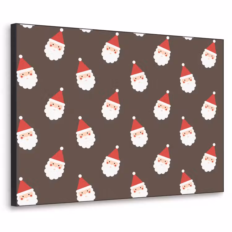 Art frame - Kerstman - Kerst - Bruin — 1