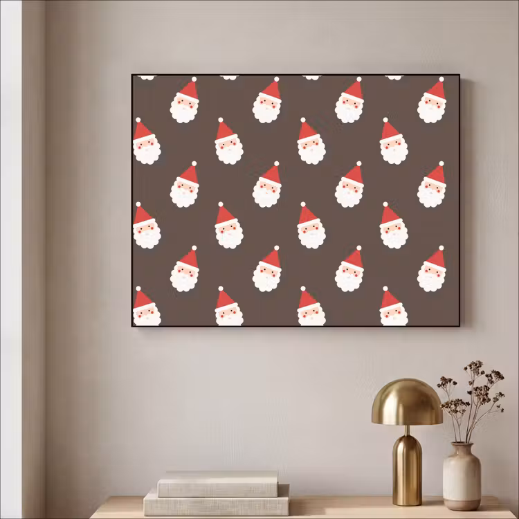 Art frame - Kerstman - Kerst - Bruin — 5