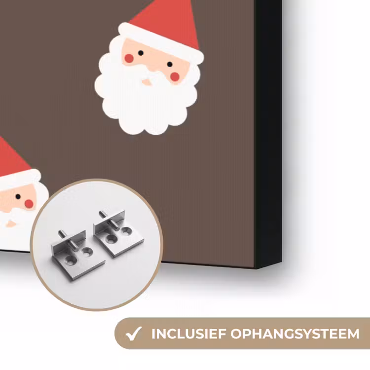Art frame - Kerstman - Kerst - Bruin — 6