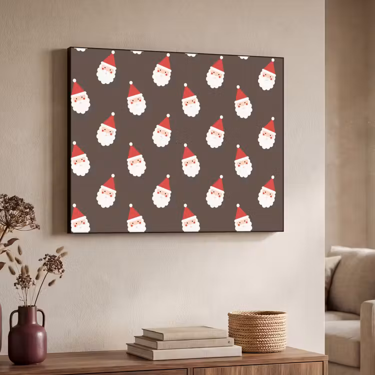 Art frame - Kerstman - Kerst - Bruin — 7