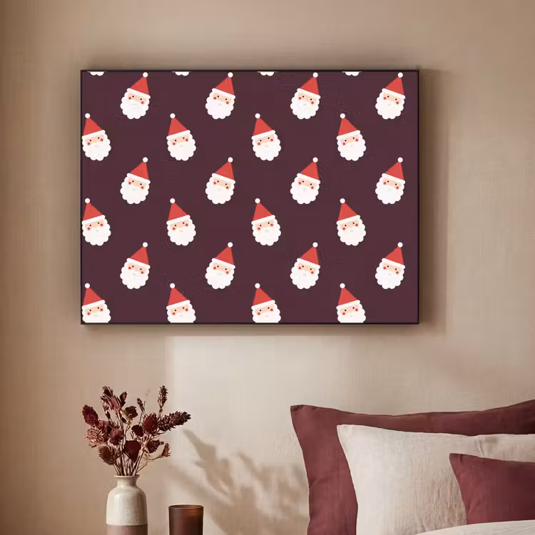 Art frame - Kerstman - Kerst - Donker - Rood — 3