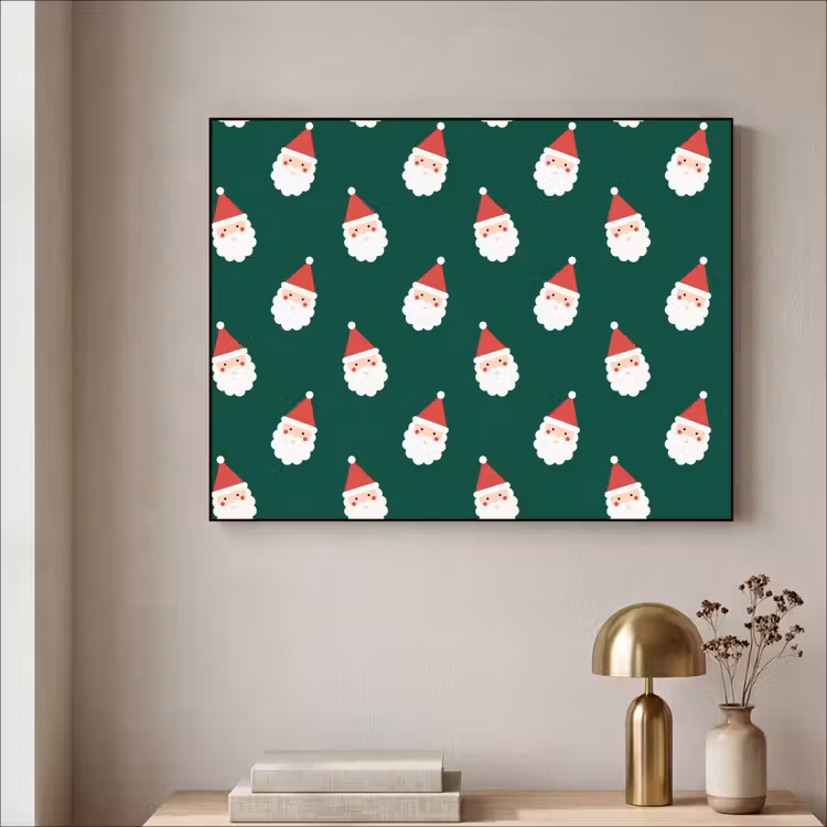 Art frame - Kerstman - Kerst - Groen — 5