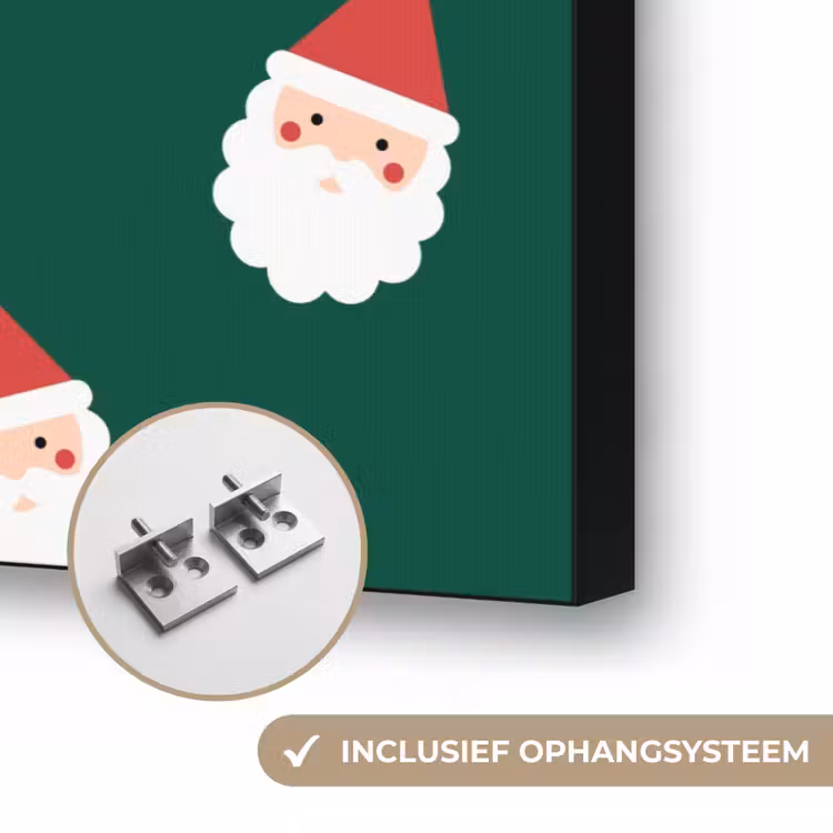 Art frame - Kerstman - Kerst - Groen — 6