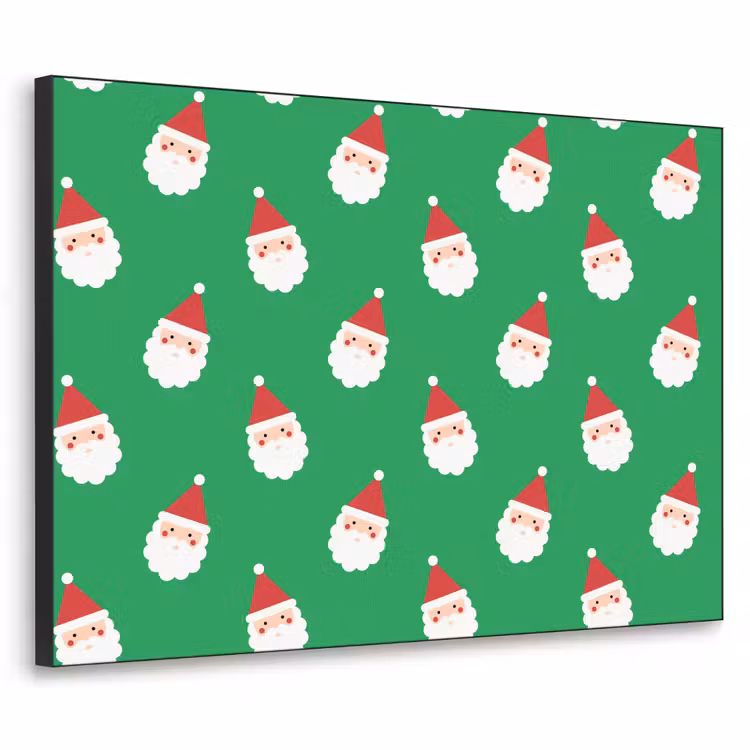 Art frame - Kerstman - Kerst - Neon - Groen — 1
