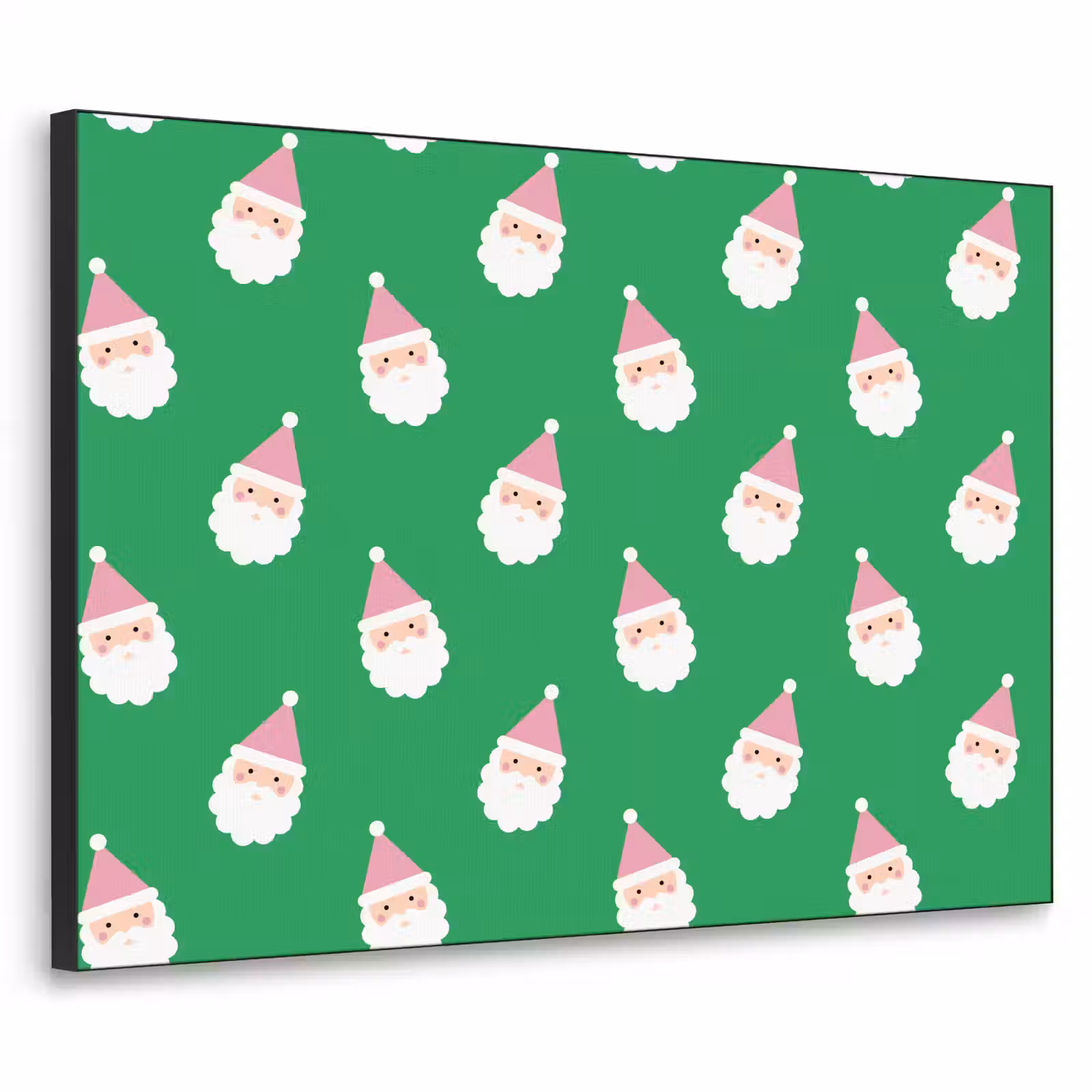 Art frame - Kerstman - Kerst - Roze - Groen — 1