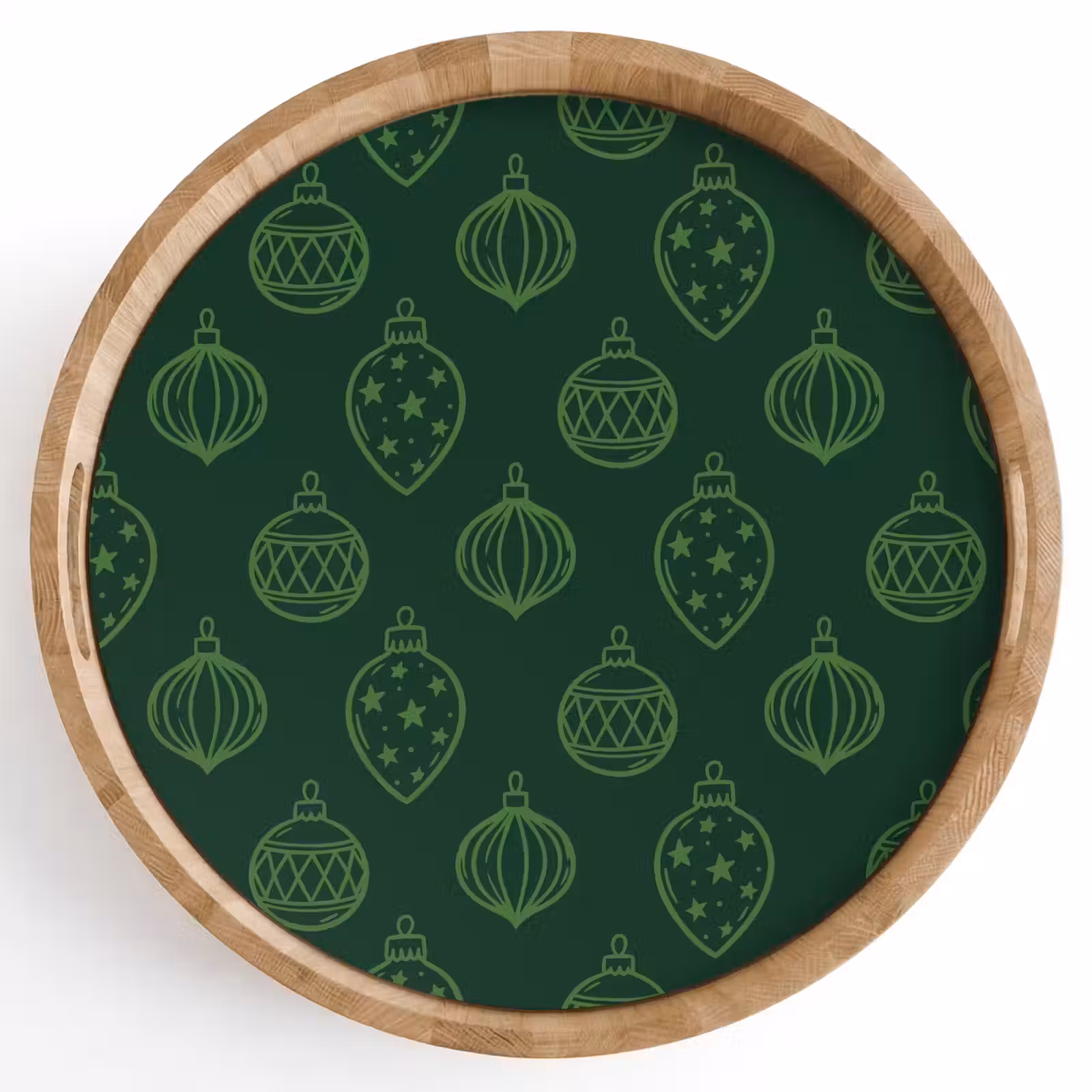 Dienblad - Kerstbal - Groen - Kerst — 1