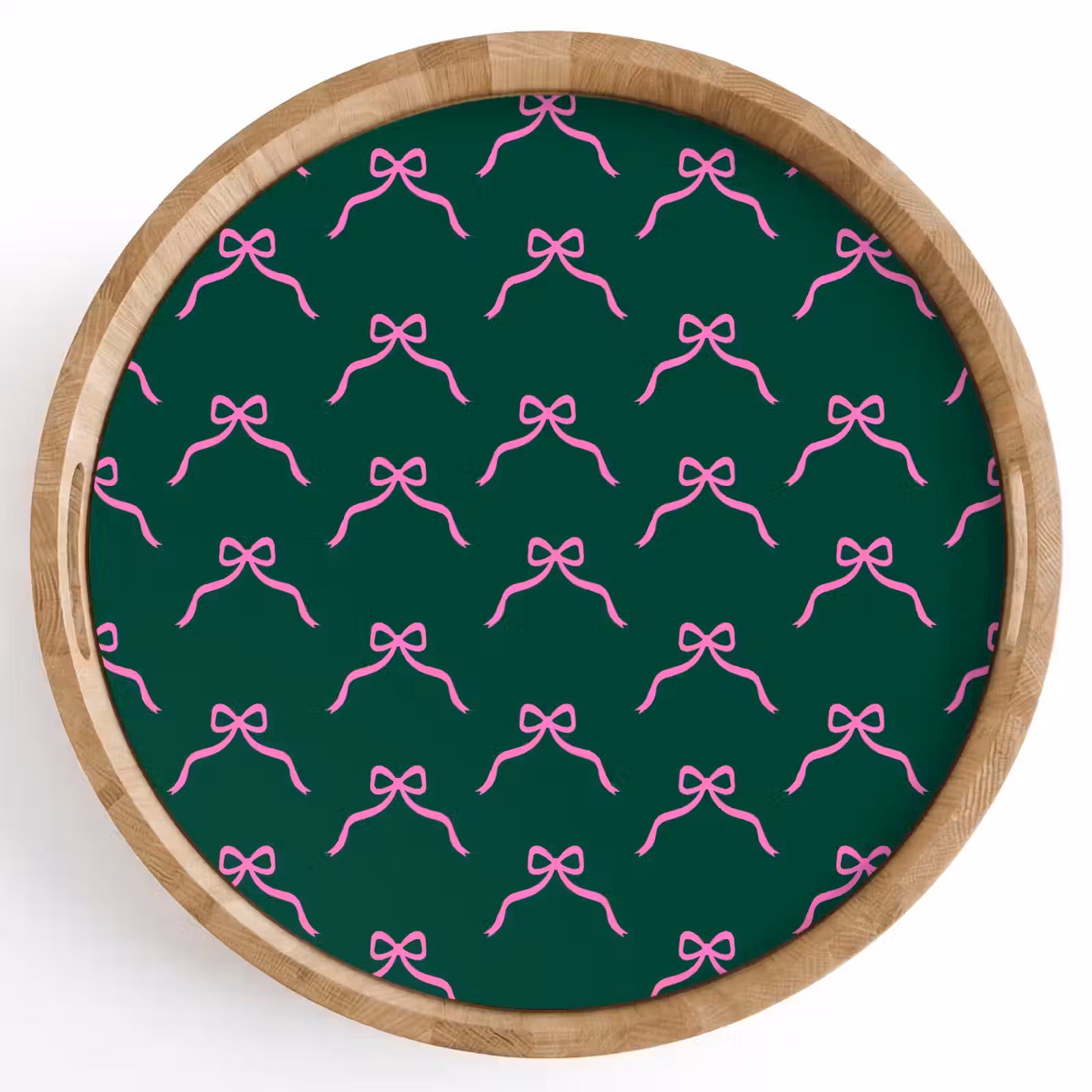 Dienblad - Kerst - Neon - Groen - Strik — 1