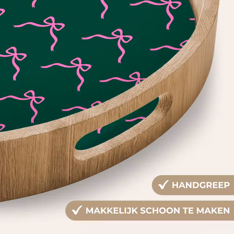 Dienblad - Kerst - Neon - Groen - Strik — 5