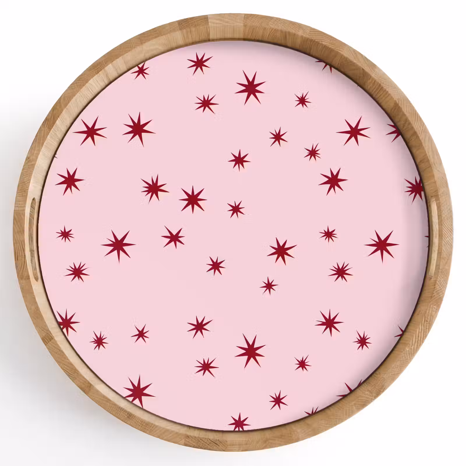 Dienblad - Ster - Roze - Rood — 1