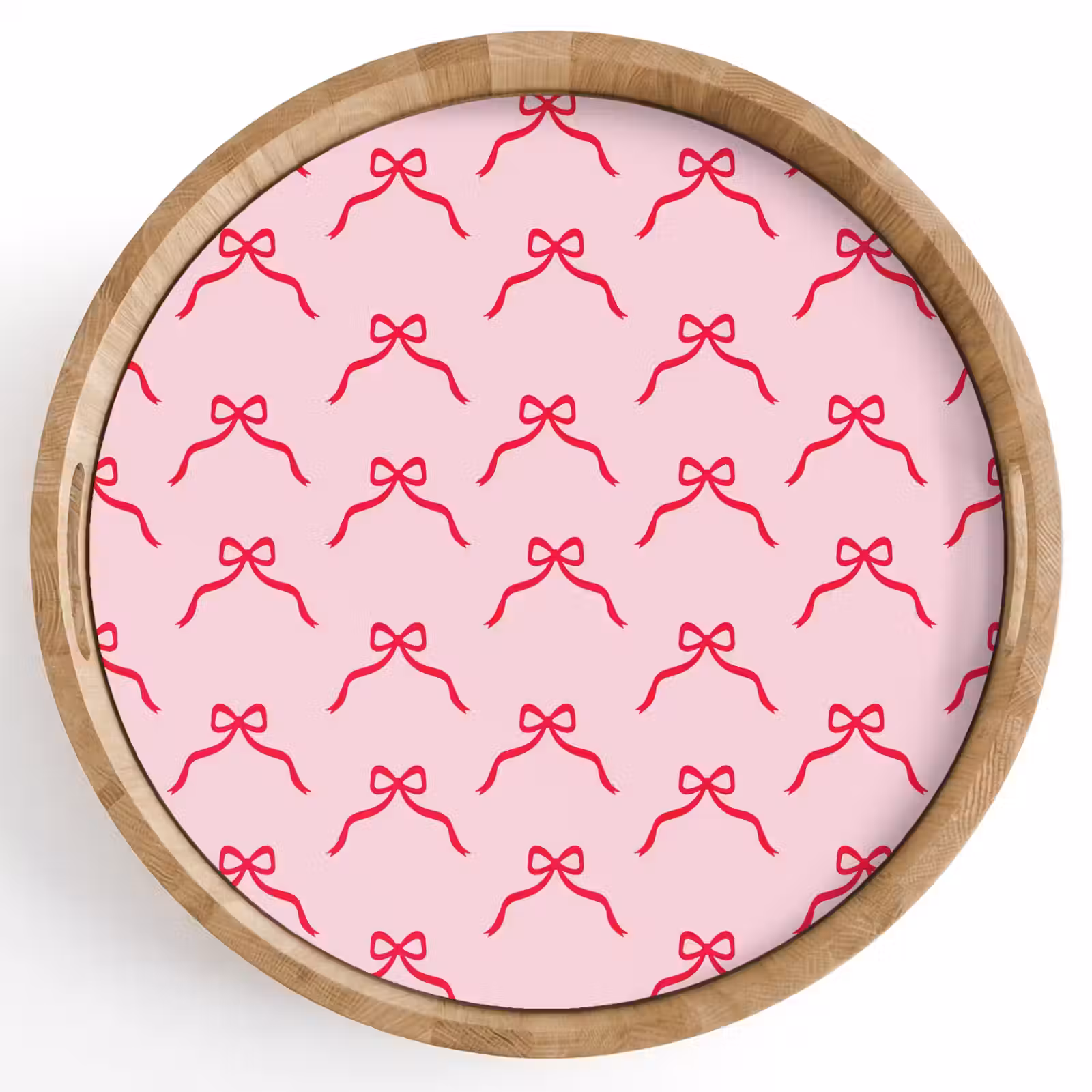 Dienblad - Strik - Rood - Kerst - Roze — 1