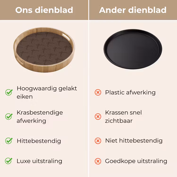 Dienblad - Bruin - Kerst - Strik — 3