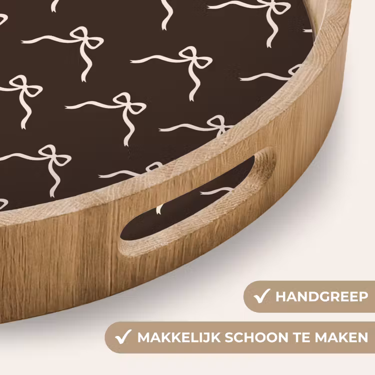Dienblad - Bruin - Strik - Kerst — 5