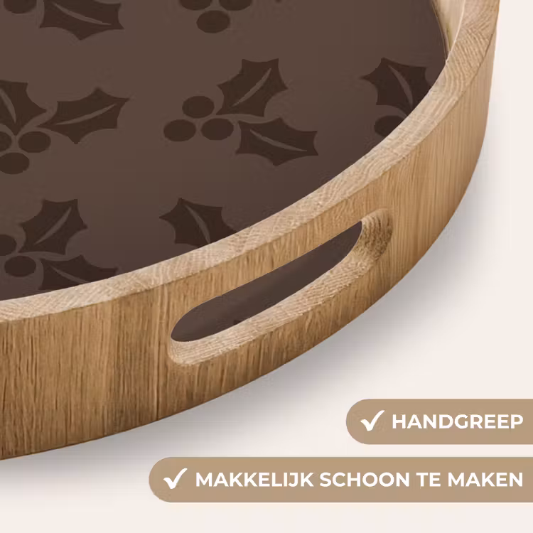 Dienblad - Hulst - Kerst - Bruin — 5