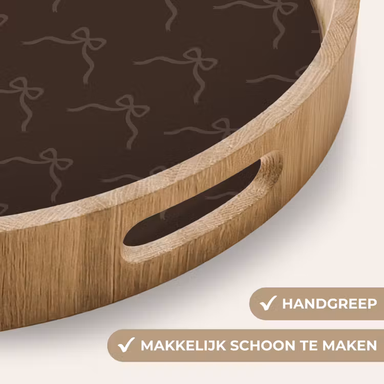 Dienblad - Kerst - Bruin - Strik — 5