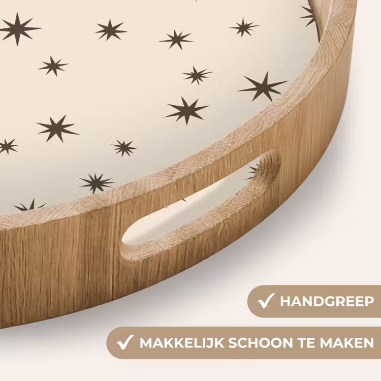 Dienblad - Kerst - Ster - Bruin — 5