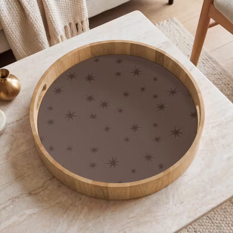 Dienblad - Ster - Bruin - Kerst — 2