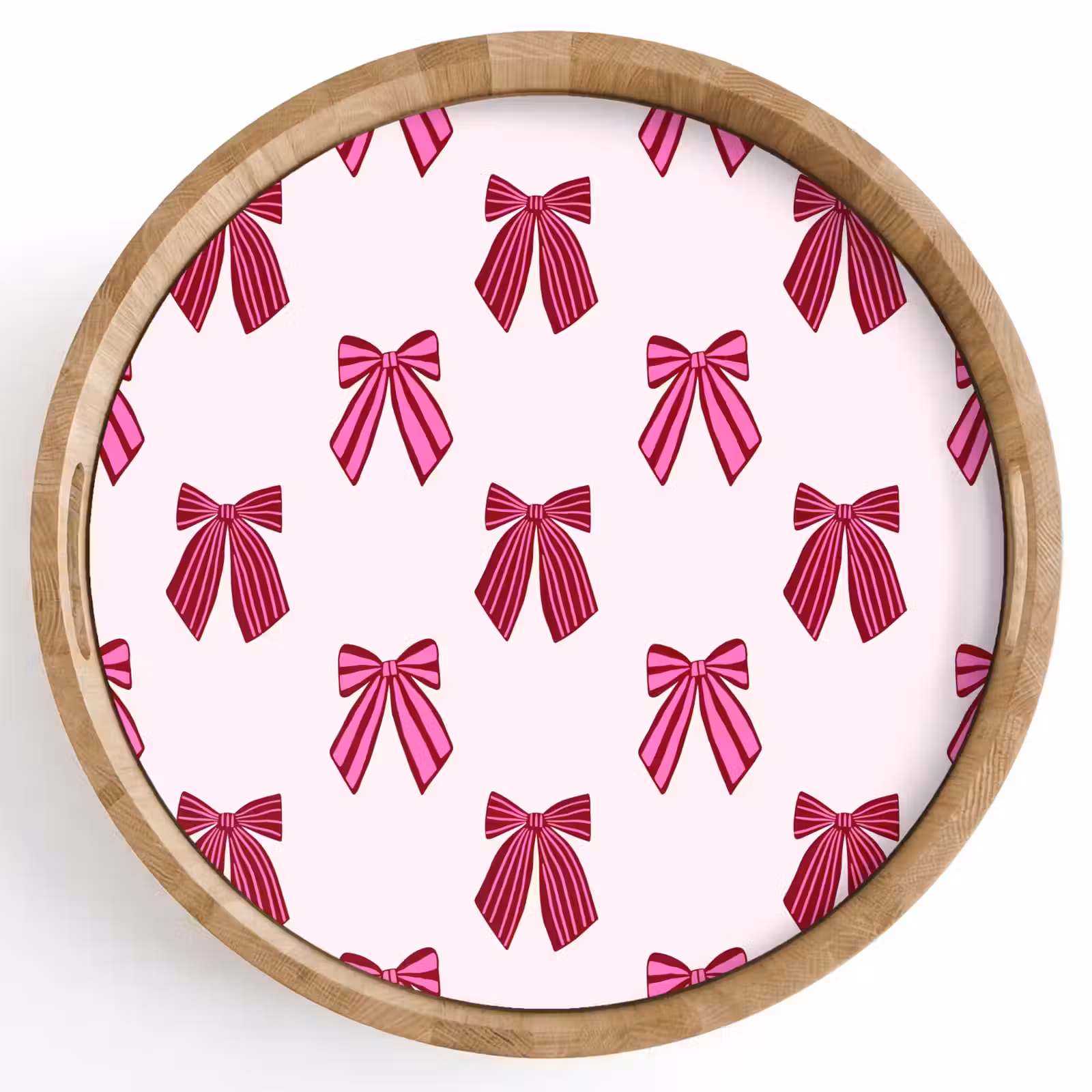 Dienblad - Strikken - Kerst - Roze — 1