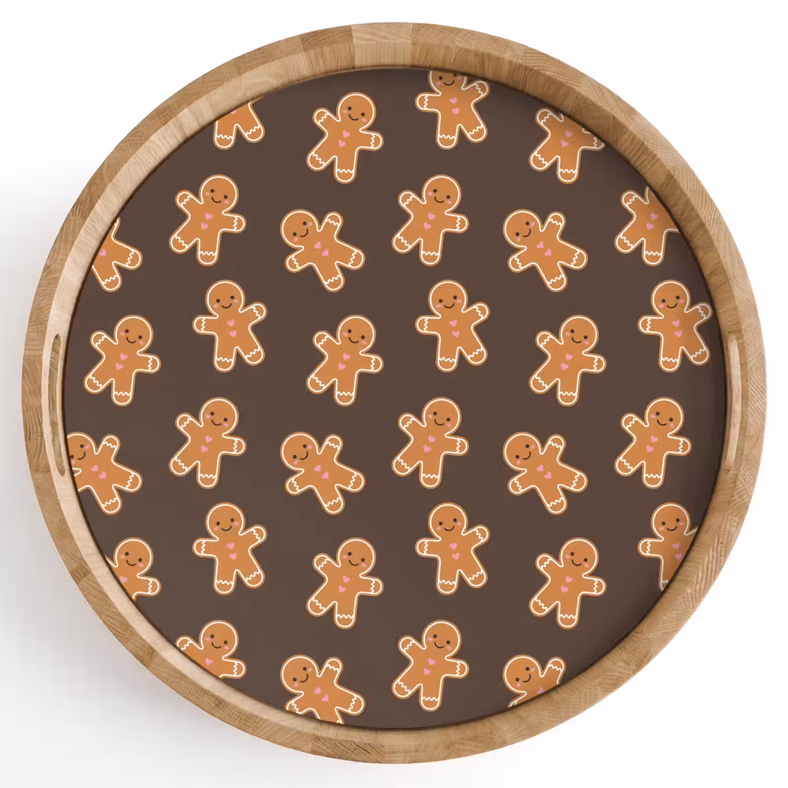 Dienblad - Peperkoek - Kerstmis - Bruin — 1