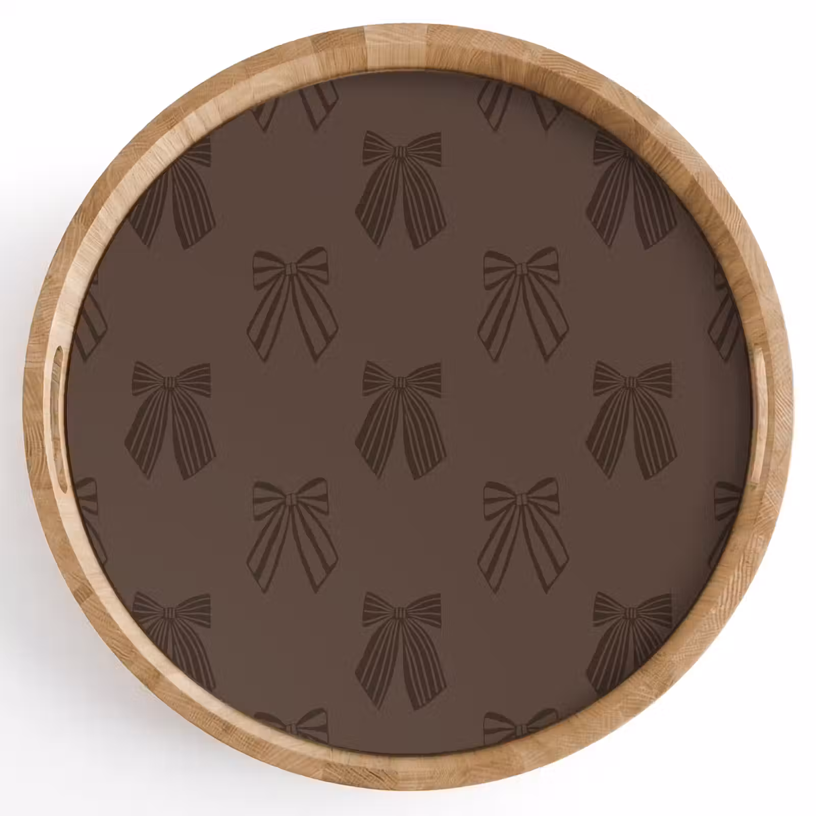 Dienblad - Strikken - Kerst - Bruin — 1