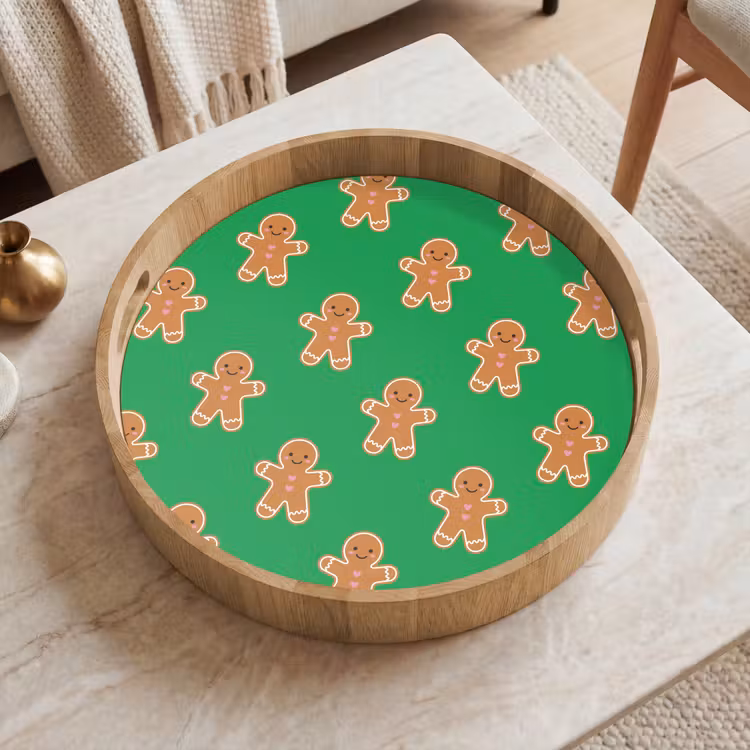 Dienblad - Peperkoek - Kerst - Neon - Groen — 2