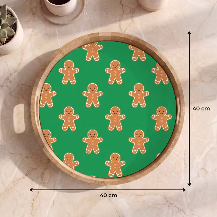 Dienblad - Peperkoek - Kerst - Neon - Groen — 9