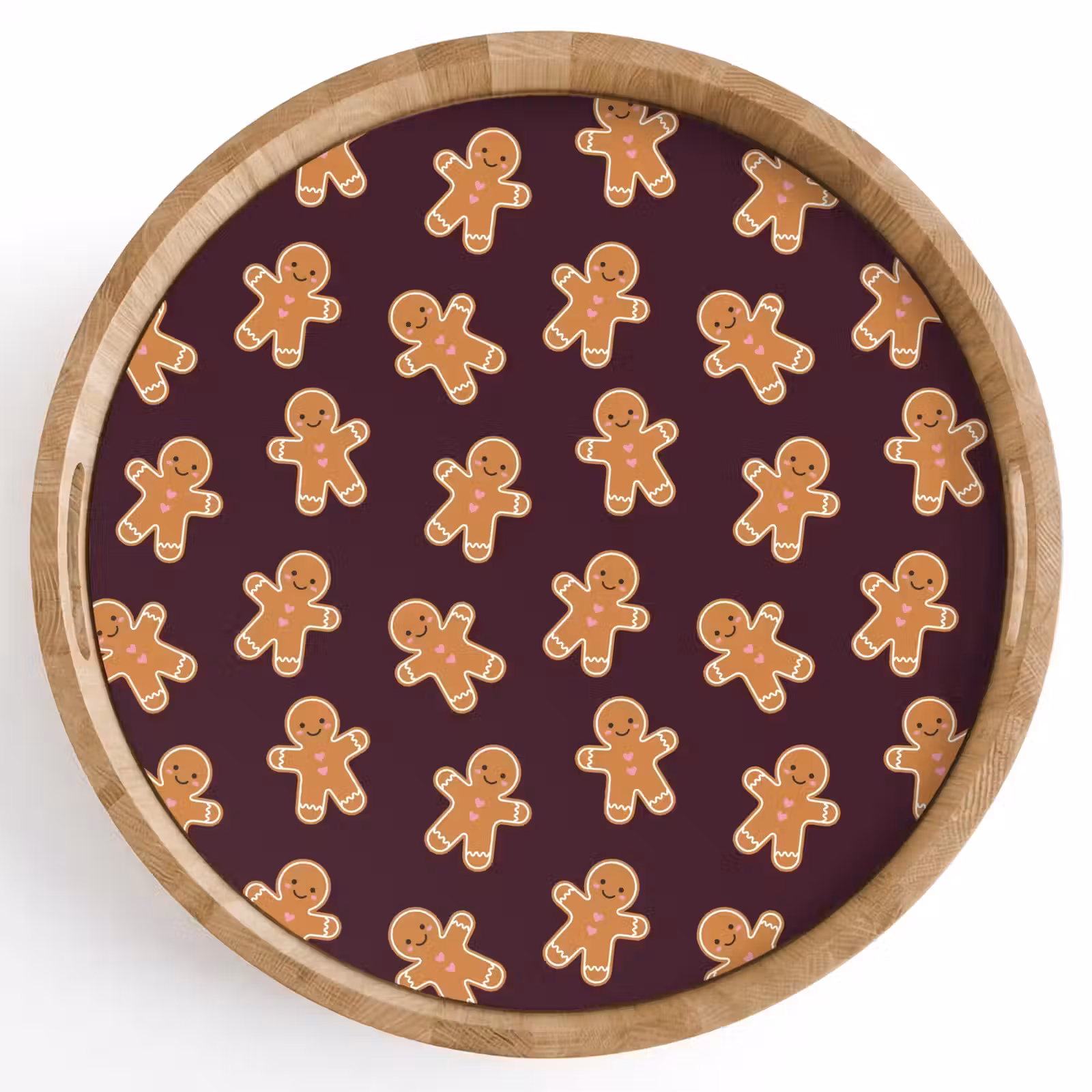 Dienblad - Burgudy - Peperkoek - Kerst — 1